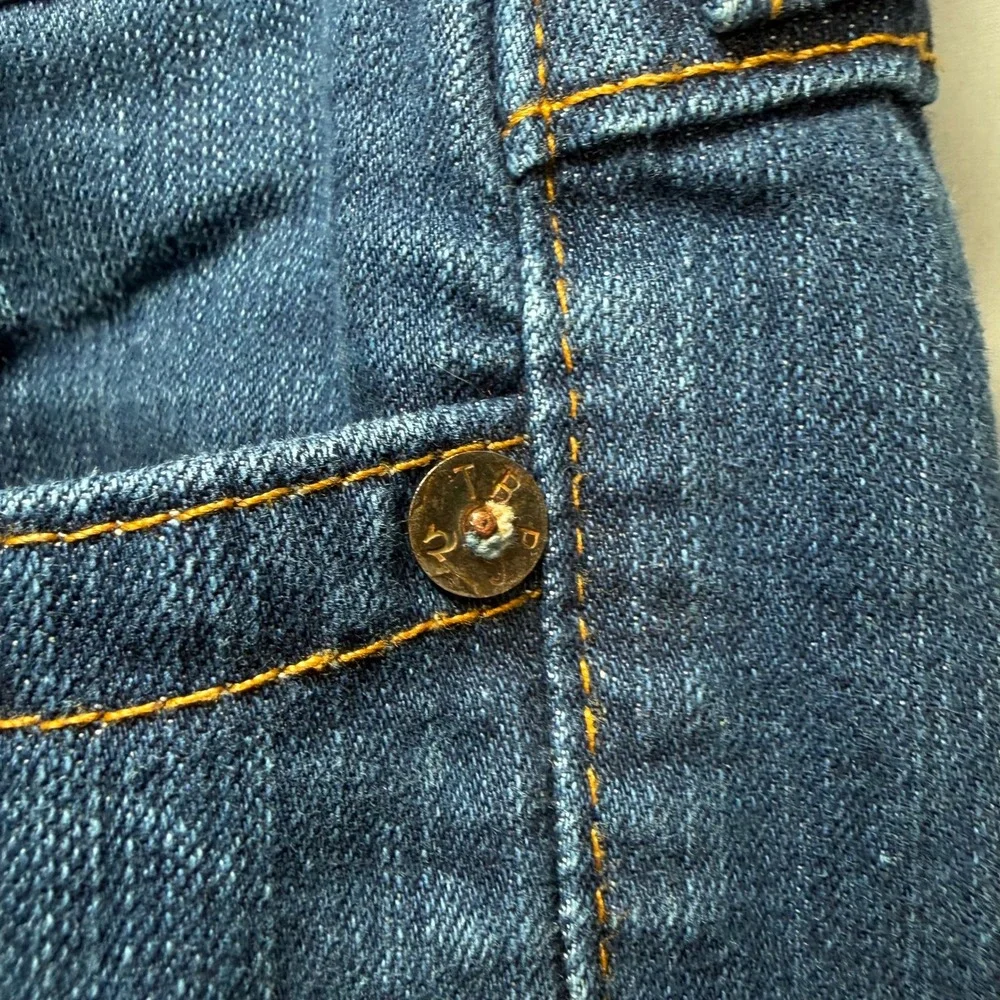 True Religion Becky Bootcut Jeans Blue Low Rise W26 L33 Made in USA WQ1564E67 - Picture 6 of 16